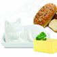 Harold Import Cat Butter Dish with Lid in White, , large