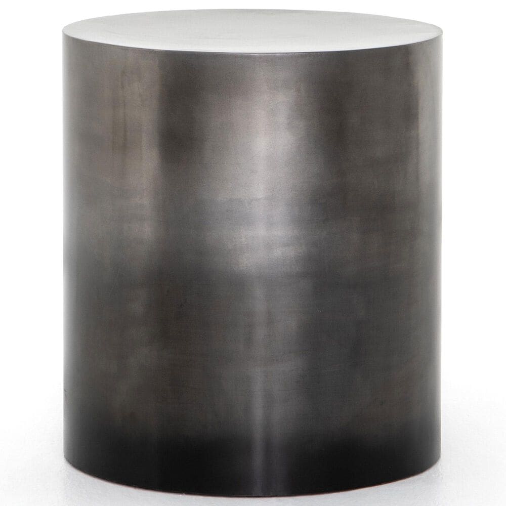 Four Hands Cameron End Table in Ombre Antique Pewter, , large
