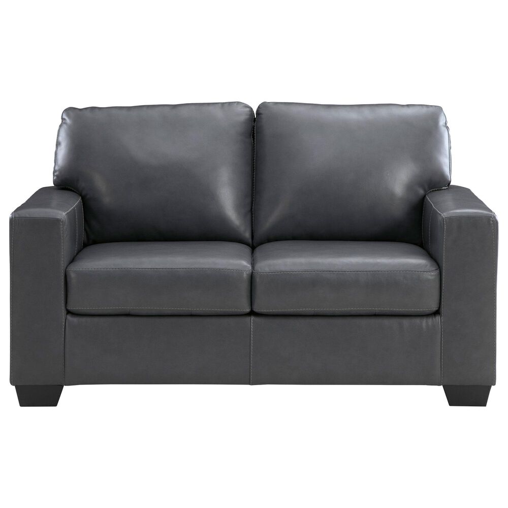 Ashley Bolsena Stationary Loveseat in Admiral, , large