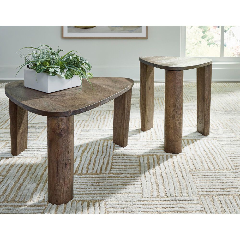 Ashley Reidport 2-Piece Accent Cocktail Table Set in Grayish Brown, , large