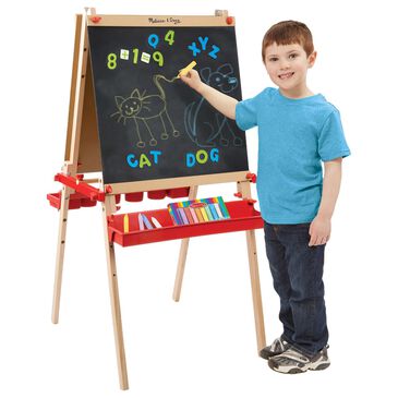 Melissa & Doug Deluxe Magnetic Standing Art Easel, , large