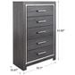 Ashley Lodanna 5-Drawer Chest in Gray, , large