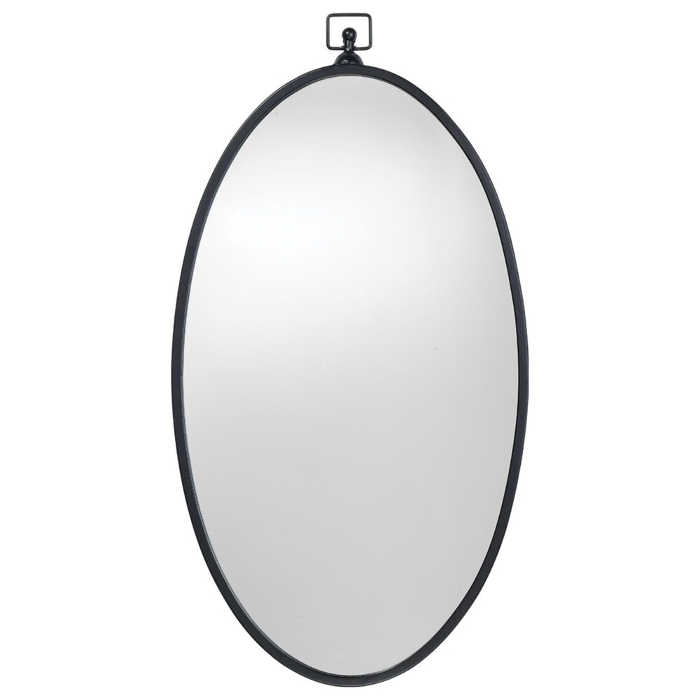 Splendor Living Thurston Wall Mirror in Matte Black, , large