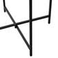 Maple and Jade Round End Table in Black and White, , large