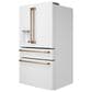 Cafe Right Side Panel for 4-Door Refrigerators in Matte White, , large