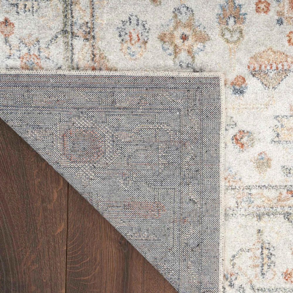 Nourison Astra Machine Washable ASW11 3&#39;3&quot; x 5&#39; Grey and Multicolor Area Rug, , large