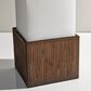 Adesso Sebu Floor Lantern in Teak Brown, , large