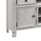 Ashley Havalance 74" TV Stand in Distressed Weathered Gray and Vintage White, , large