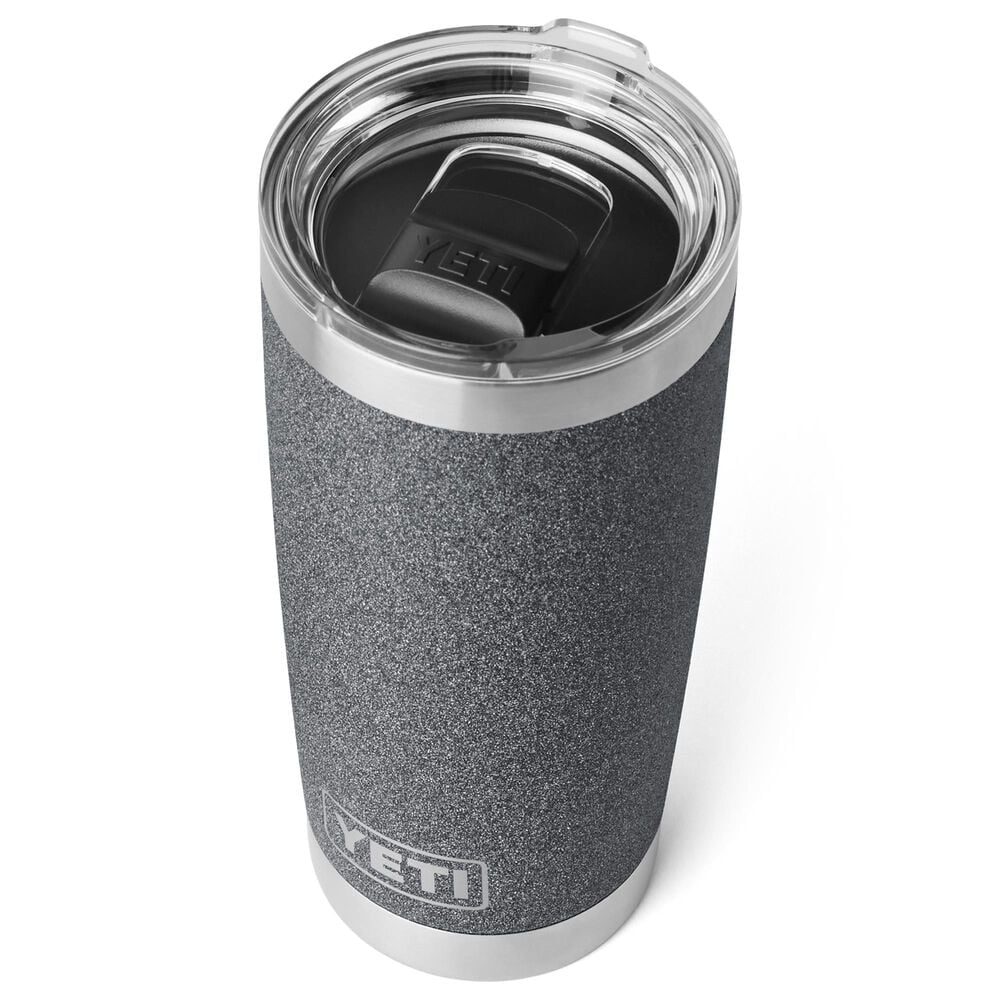 YETI Rambler 20 Oz Tumbler with MagSlider Lid in Black Stone, , large