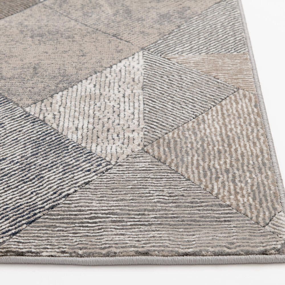 Central Oriental Clearwater Adita 7&#39;10&quot; x 9&#39;10&quot; Oyster and Chalk Area Rug, , large
