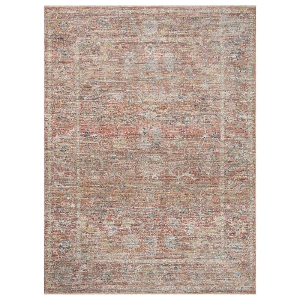 Magnolia Home Millie 7"10" Round Sunset and Multicolor Area Rug, , large