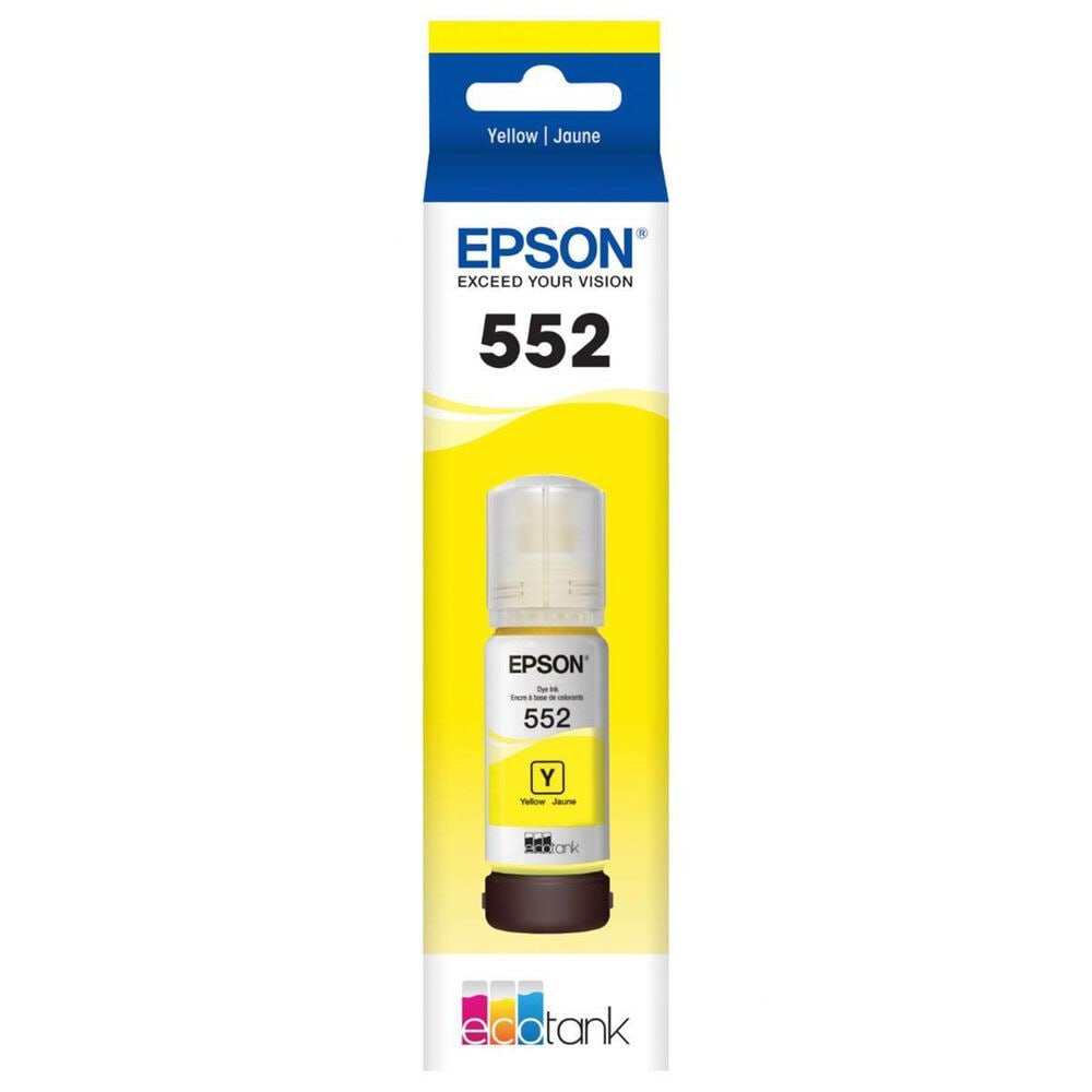 Epson Claria EcoTank Premium T552 70mL Dye Ink Bottle in Yellow, , large
