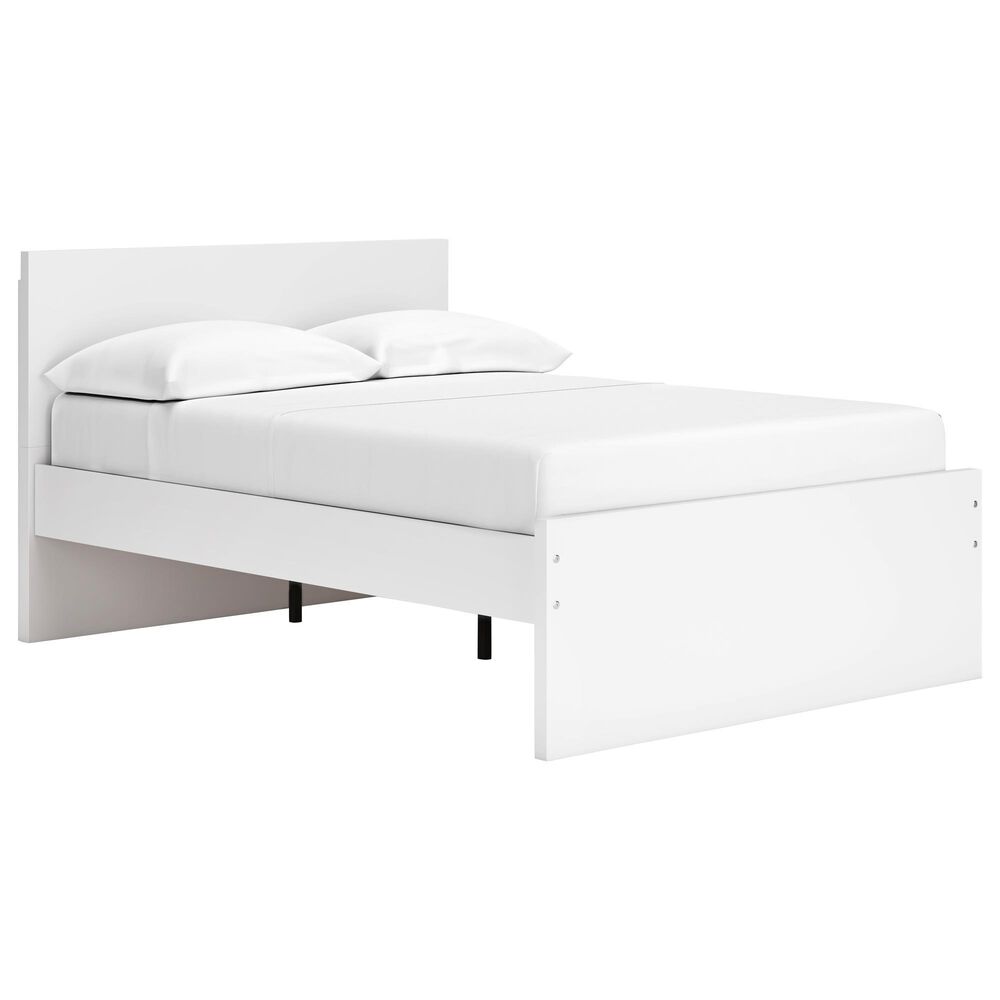 Ashley Onita Full Panel Platform Bed in White, , large