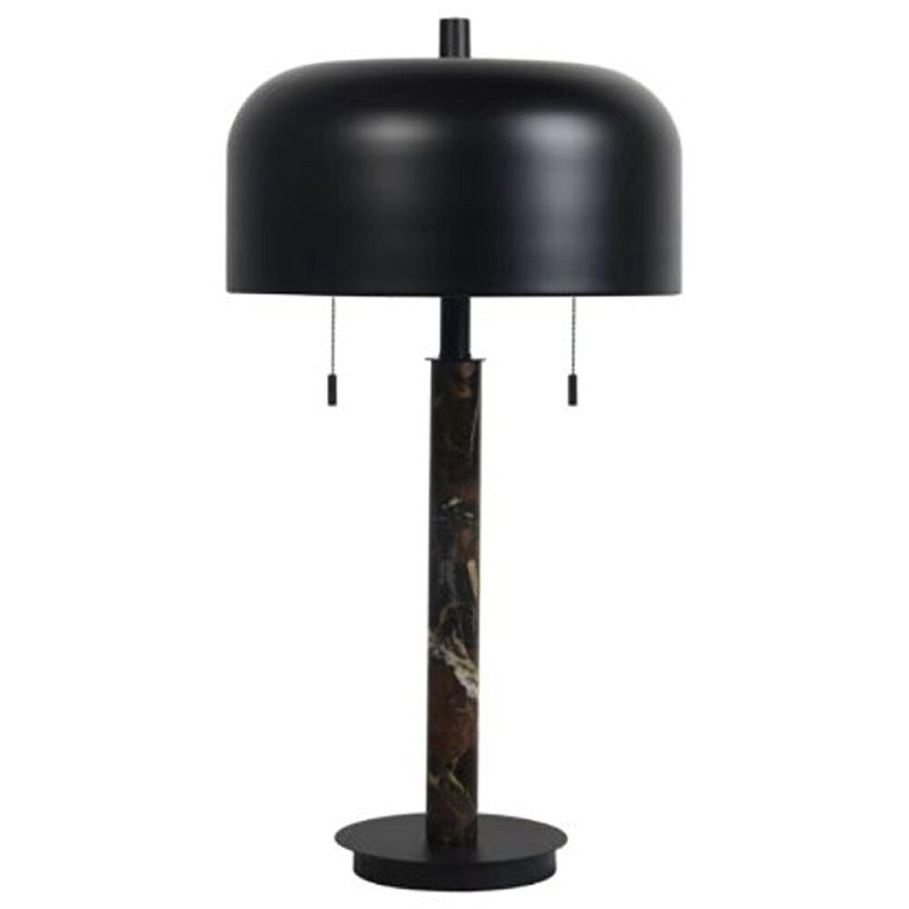 Ashley Alanbert Table Lamp in Dark Brown and Black, , large