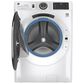 GE Appliances 4.8 Cu. Ft. Front Load Washer with Steam in White, , large