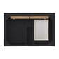James Martin Vanities Lorelai 36" Single Vanity in Black Onyx with 3 cm Victorian Silver Quartz Top, , large