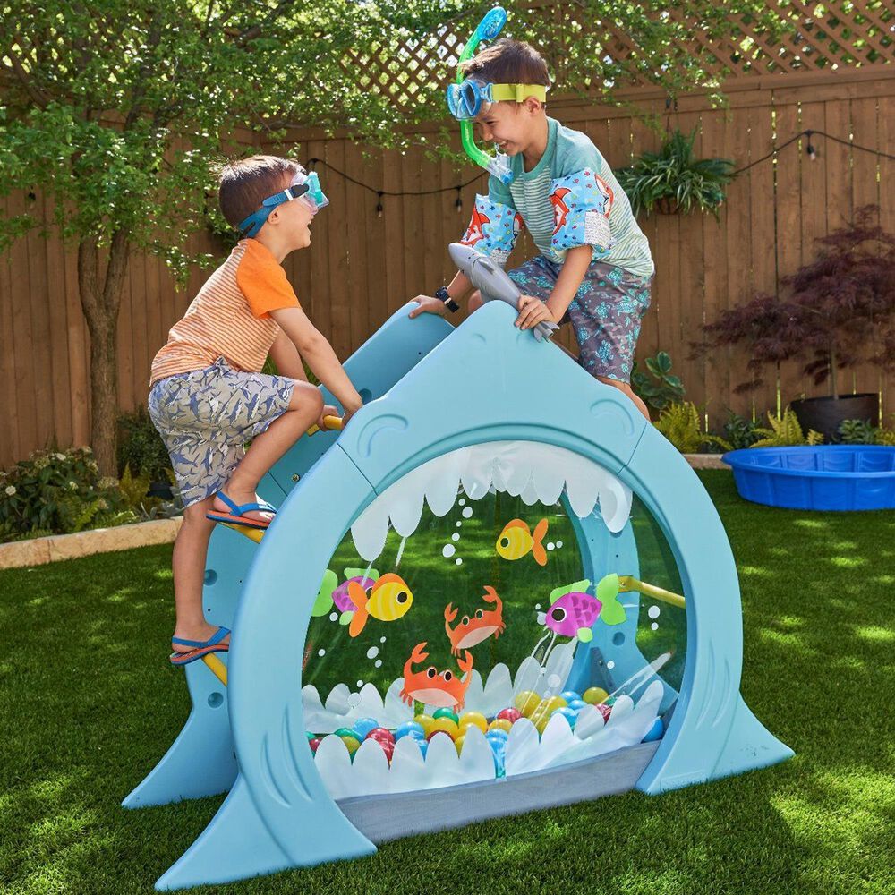 Kidkraft Shark Escape Climber in Blue, , large