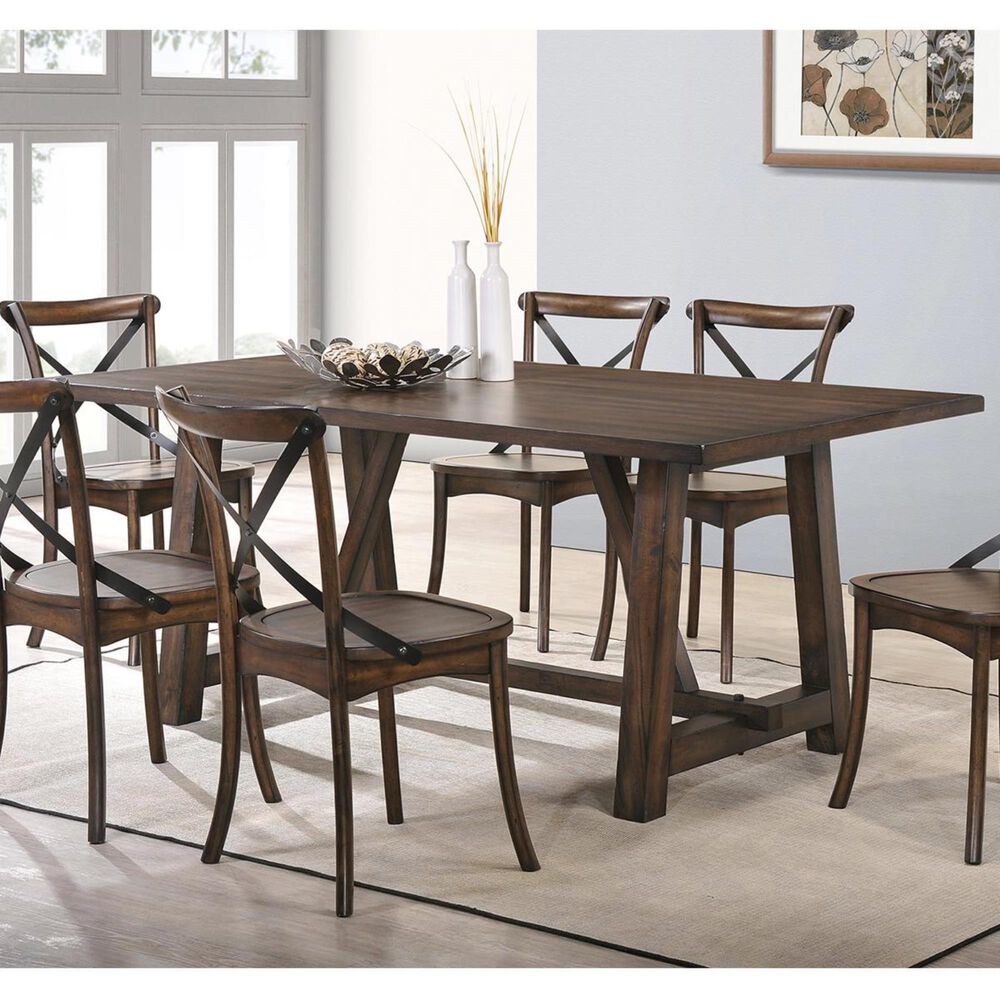 Gunnison Co. Kaelyn Dining Table in Dark Oak - Table Only, , large
