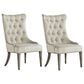 Hooker Furniture Sanctuary Side Chair in White and Gray (Set of 2), , large