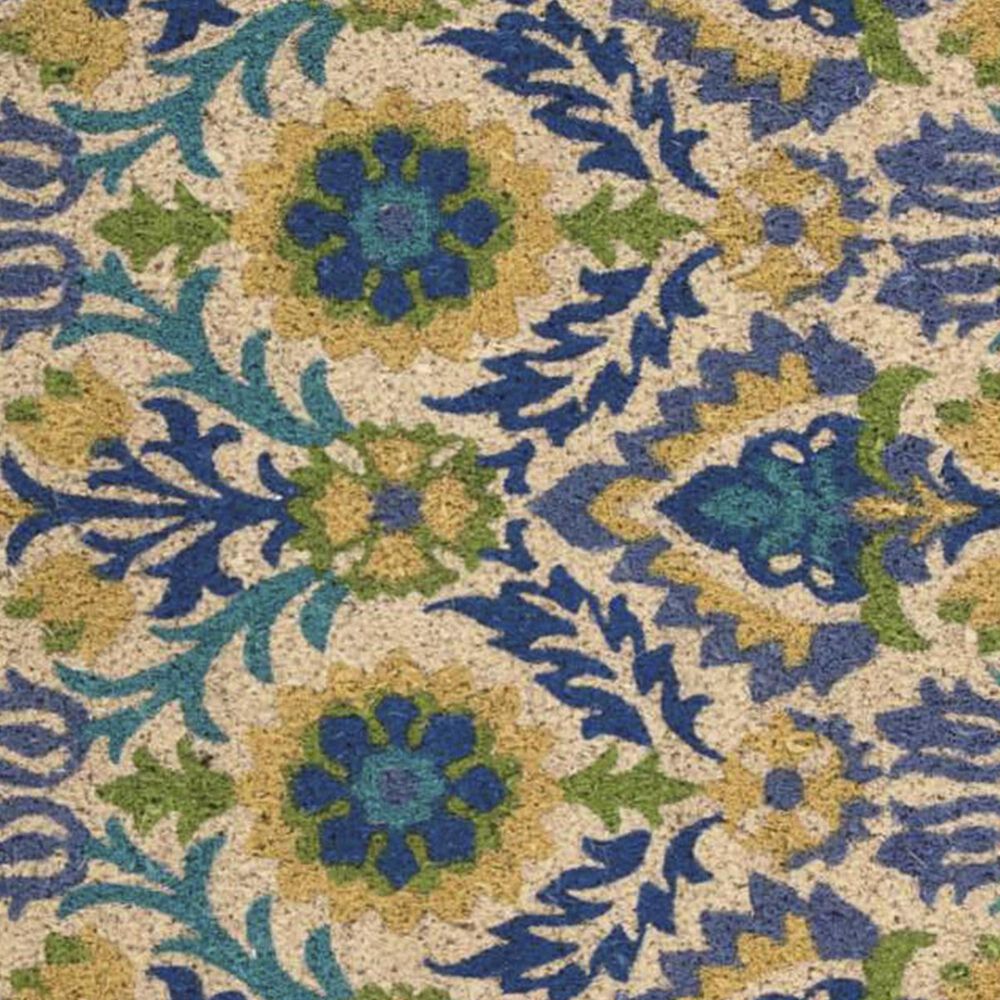 Nourison Greetings WAV17-WGT01 2&#39; x 3&#39; Blue Bell Scatter Rug, , large