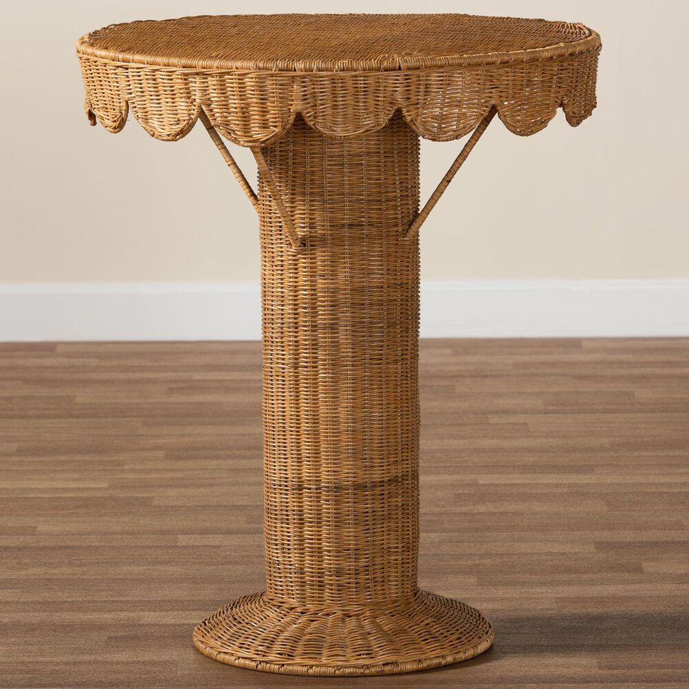 Baxton Studio Pabla End Table in Light Honey, , large
