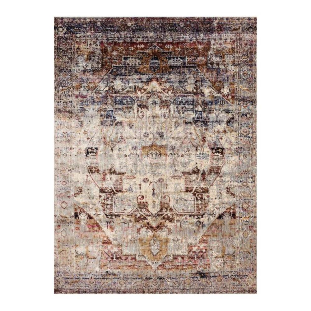 37B Anastasia AF-08 7'10" x 10'10" Slate/Multi Area Rug, , large