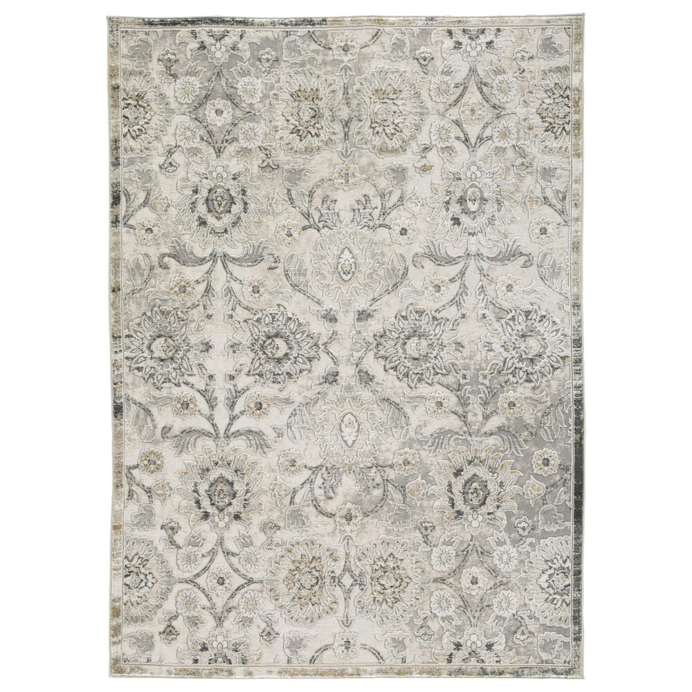 Ashley Kilkenny 7"10" x 10"2" Gray, Cream and Brown Area Rug, , large