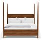 Riverside Furniture Elsie Queen Poster Bed in Classic Walnut, , large
