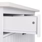HOMLUX 44" Kitchen Island with Trash Can Storage Cabinet in White, , large