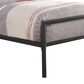 Hearth and Haven Twin Platform Bed with Headboard and Footboard in Grey, , large