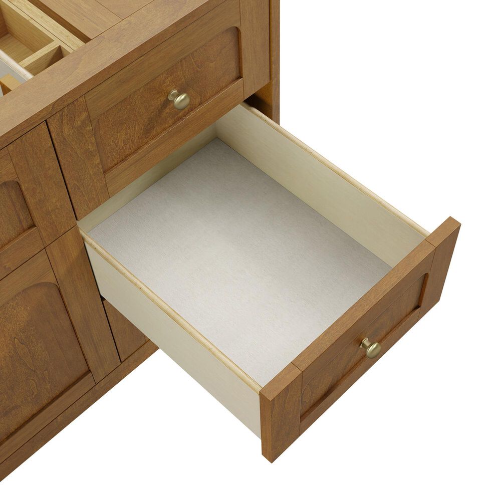 James Martin Laurent 48" Single Bathroom Vanity Cabinet in Honey Oak, , large