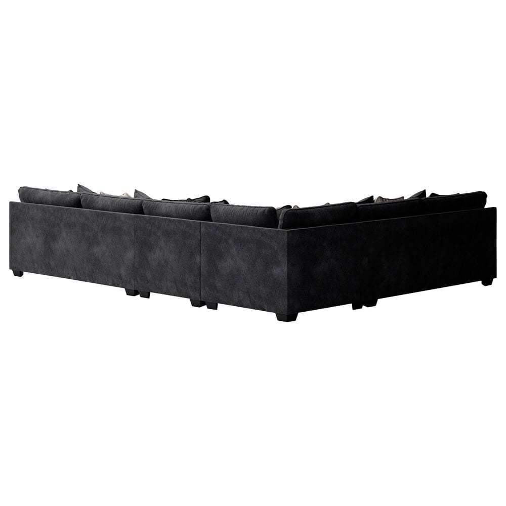 Ashley Lavernett 4-Piece Reversible Sectional in Charcoal, , large