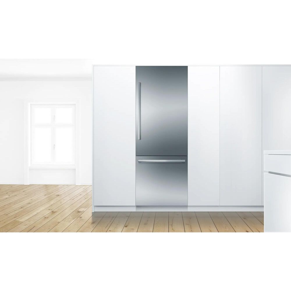 Bosch 16 Cu. Ft. Built-in Bottom Freezer Refrigerator in Stainless Steel, , large