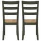 Ashley Gesthaven Dining Chair Set of 2 in Natural and Green, , large