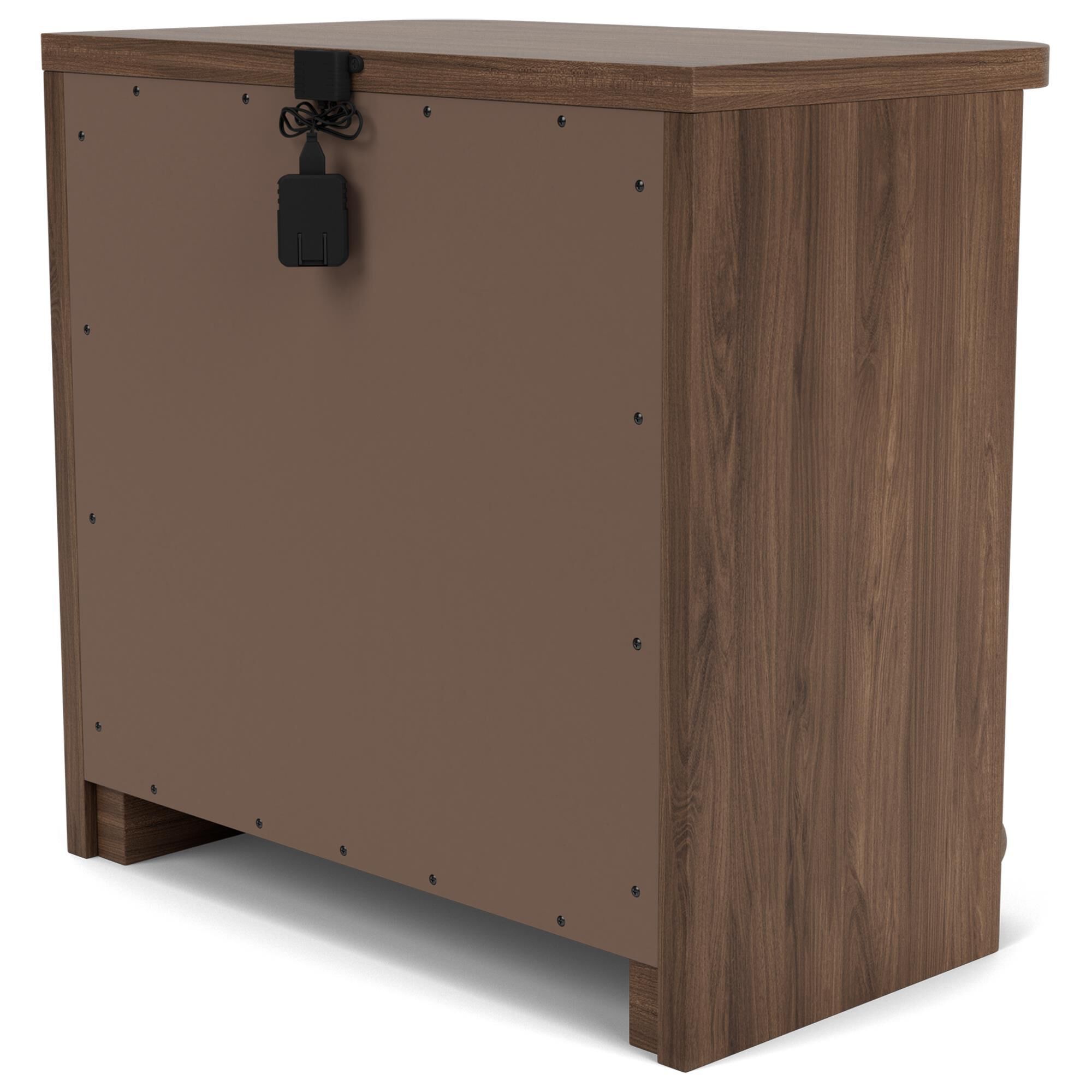 Riverside Furniture Delia 2-Drawer Nightstand in Nouveau Walnut