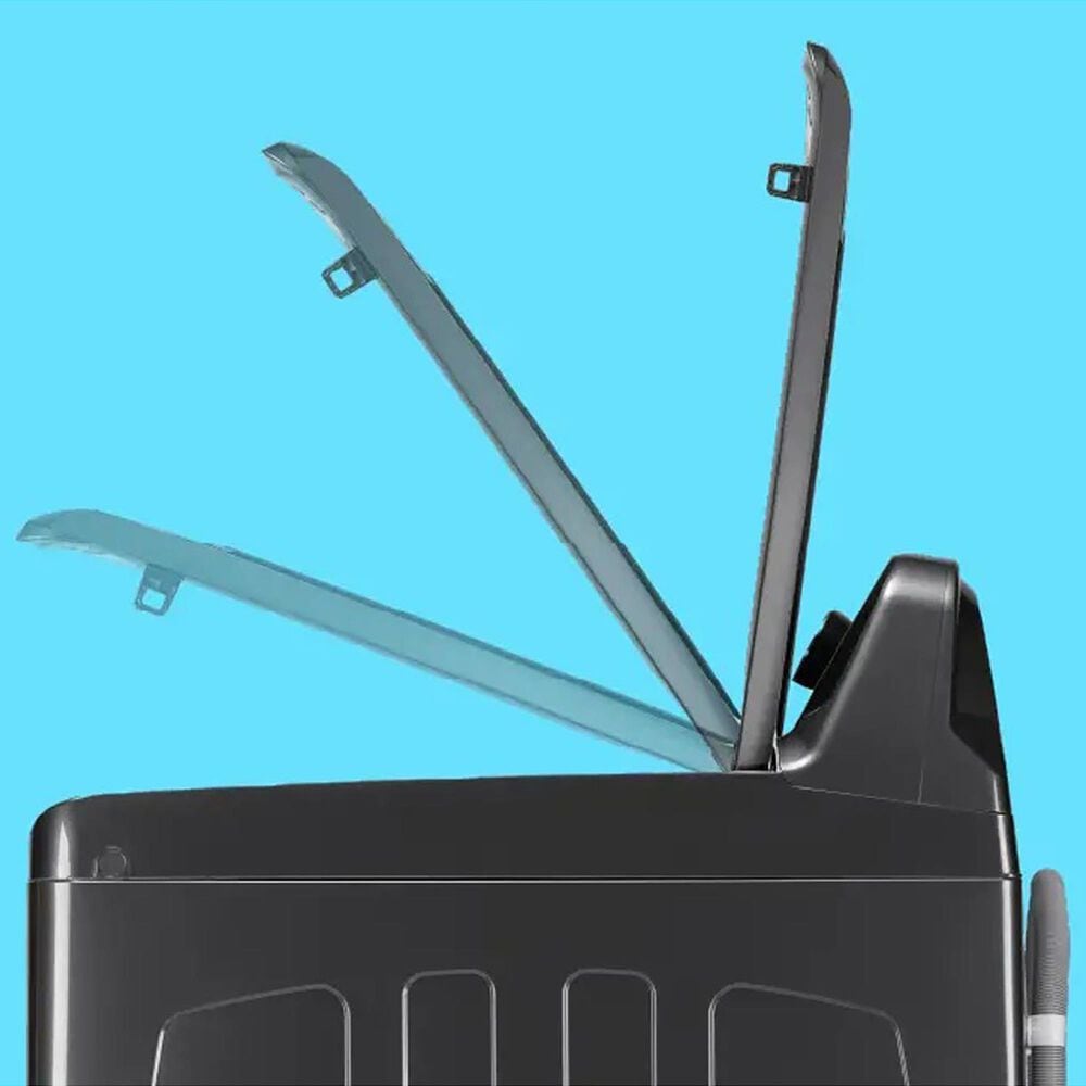 Midea 4.4 Cu Ft Smart Top Load Washer in Metallic Grey, , large