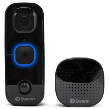 Swann Buddy Video Doorbell in Black, , large