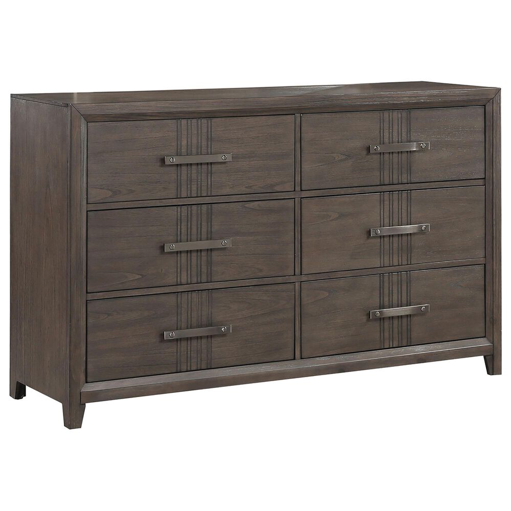 New Heritage Design Landon 6-Drawer Dresser in Walnut, , large