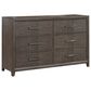 New Heritage Design Landon 6-Drawer Dresser in Walnut, , large