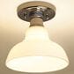Golden Lighting Carver Flush Mount in Rubbed Bronze, , large