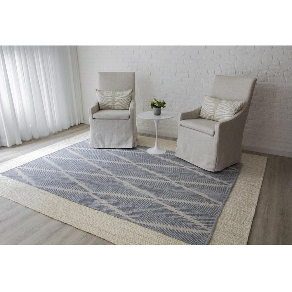 Momeni River RIV-1 3&#39;6&quot; x 5&#39;6&quot; Denim Area Rug, , large