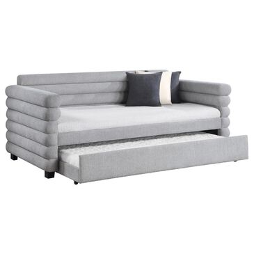 Pacific Landing Patricia Daybed with Trundle in Gray, , large