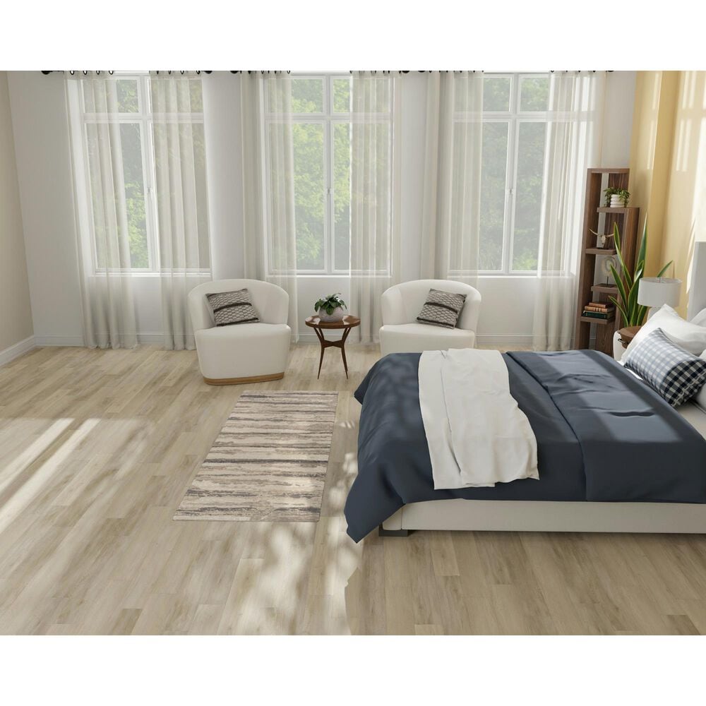 Nourison Sustainable Trends SUT03 2&#39;2&quot; x 7&#39;6&quot; Ivory and Multicolor Runner, , large