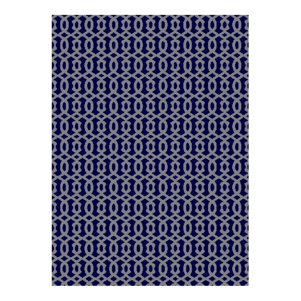 Radici USA Basilica 6694 7'10" x 10'6" Navy Area Rug, , large