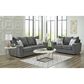 Ashley Stairatt Stationary Sofa and Loveseat Set in Gravel, , large
