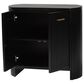 Baxton Studio Keshet 2-Door Accent Cabinet in Black, , large
