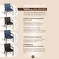 Regency Global Sourcing Regent WallGuard Guest and Reception Side Chair with Black Cushion in Neo Walnut, , large