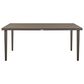 Blue River Silvana Outdoor Rectangular Dining Table in Gray - Table Only, , large