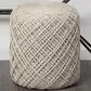 Mercana Allium Pouf in Oatmeal, , large