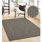 Radici USA Anzio 8" x 10" Anthracite Area Rug, , large